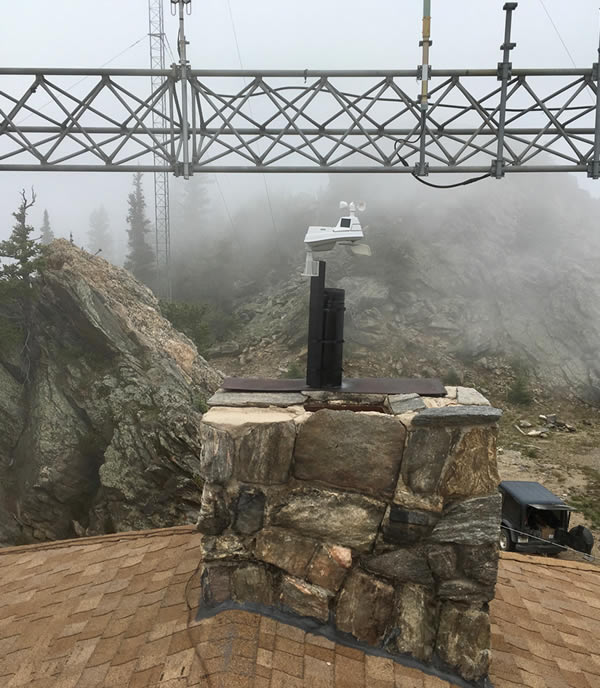 5 in 1 weather sensor on Squaw Mountain