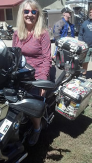 Lynaire enjoys motorcycle riding as well as ham radio